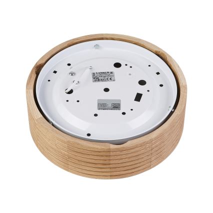 Brilagi - LED Ceiling Light CARVALHO MODERN 1xE27/60W/230V Ø 27.5 cm Oak