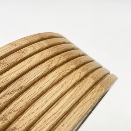 Brilagi - LED Ceiling Light CARVALHO MODERN 1xE27/60W/230V Ø 27.5 cm Oak