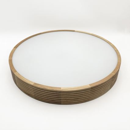 Brilagi - LED Ceiling Light CARVALHO MODERN 4xE27/60W/230V Oak, Ø 57.5 cm