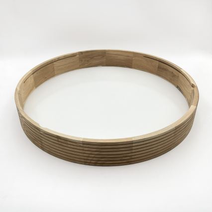 Brilagi - LED Ceiling Light CARVALHO MODERN 4xE27/60W/230V Oak, Ø 57.5 cm
