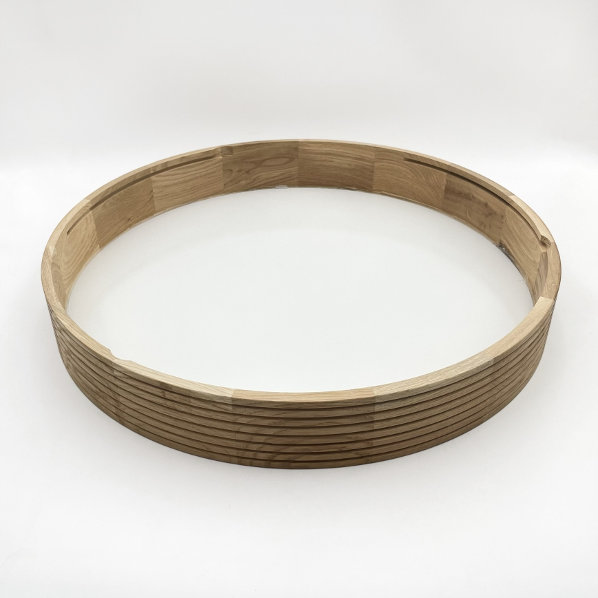 Brilagi - LED Ceiling Light CARVALHO MODERN 4xE27/60W/230V Oak, Ø 57.5 cm