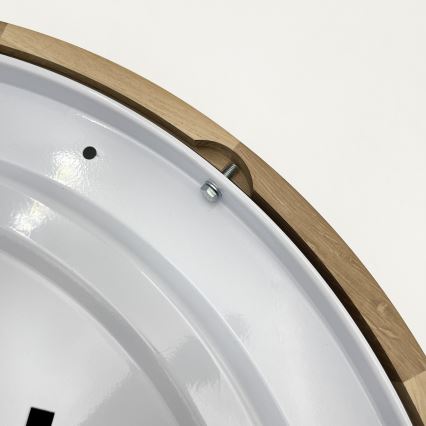Brilagi - LED Ceiling Light CARVALHO MODERN 4xE27/60W/230V Oak, Ø 57.5 cm