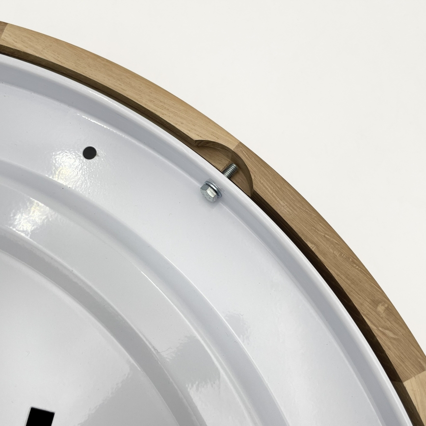 Brilagi - LED Ceiling Light CARVALHO MODERN 4xE27/60W/230V Oak, Ø 57.5 cm