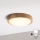 Brilagi - LED Ceiling Light CARVALHO MODERN SLIM 1xE27/60W/230V Ø 27.5 cm oak