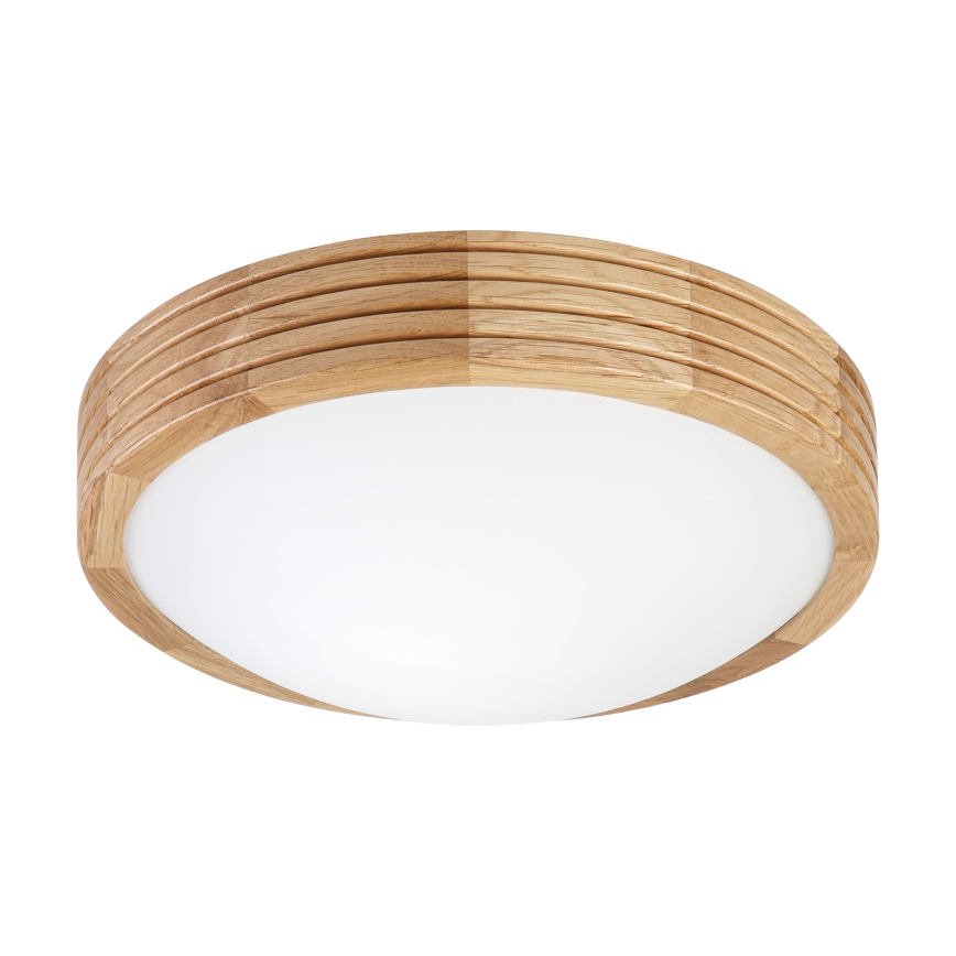 Brilagi - LED Ceiling Light CARVALHO MODERN SLIM 1xE27/60W/230V Ø 27.5 cm oak