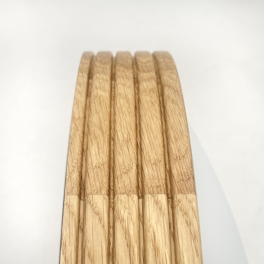 Brilagi - LED Ceiling Light CARVALHO MODERN SLIM 1xE27/60W/230V Ø 27.5 cm oak