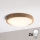 Brilagi - LED Ceiling Light CARVALHO MODERN SLIM 2xE27/60W/230V Ø 37.5 cm Oak