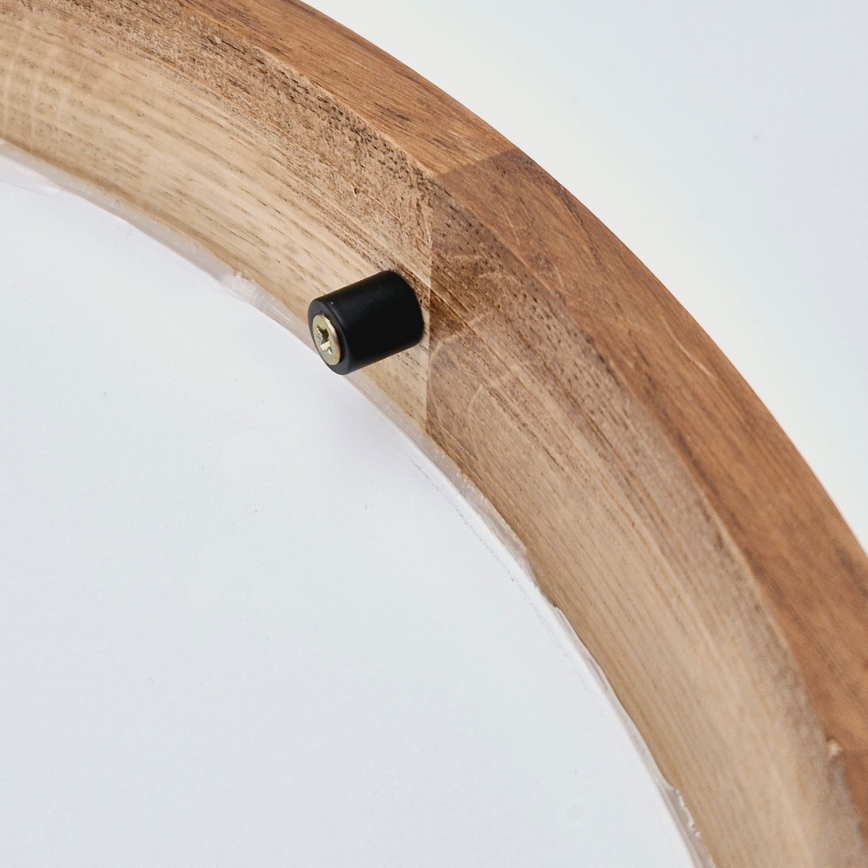 BRILAGI - LED Ceiling Light CARVALHO SLIM 1xE27/15W/230V oak-cherry Ø 27 cm
