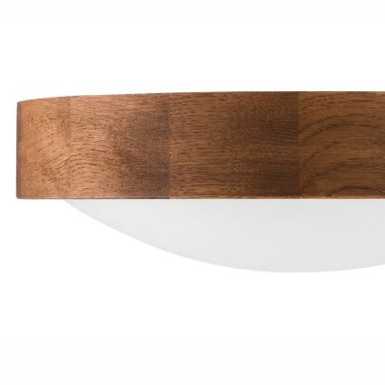 Brilagi - LED Ceiling light CARVALHO SLIM 1xE27/60W/230V oak cherry d. 27 cm
