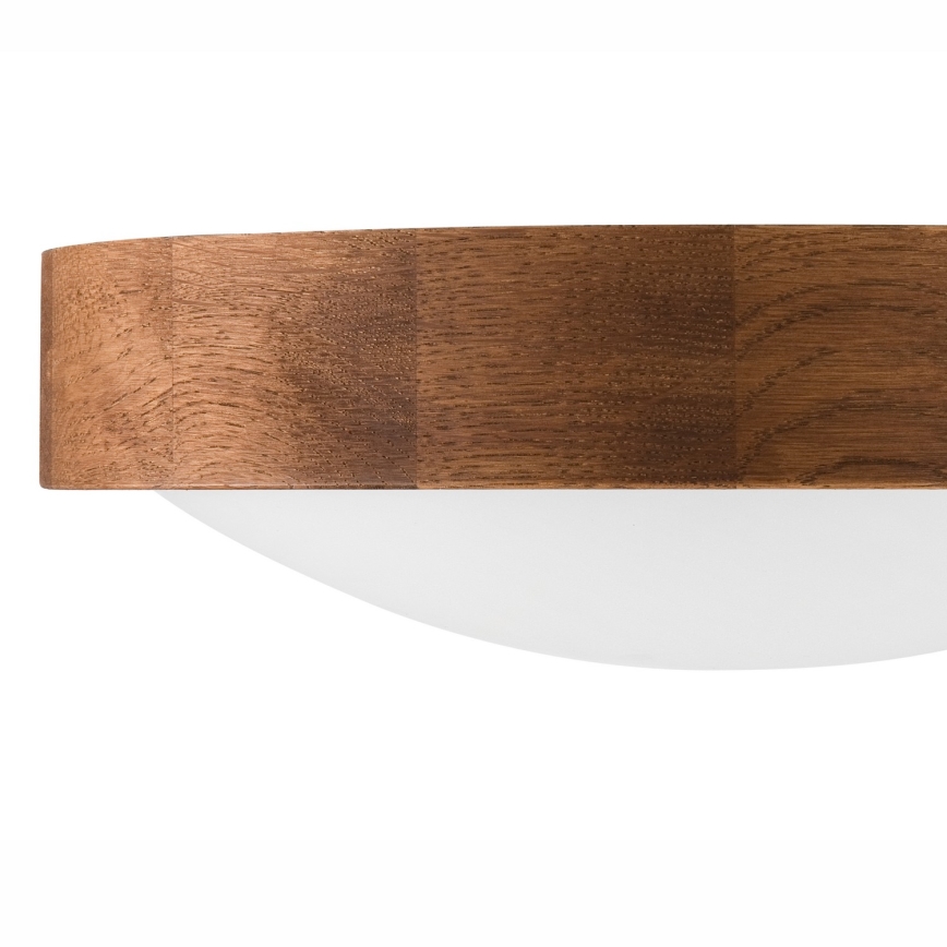 Brilagi - LED Ceiling light CARVALHO SLIM 1xE27/60W/230V oak cherry d. 27 cm