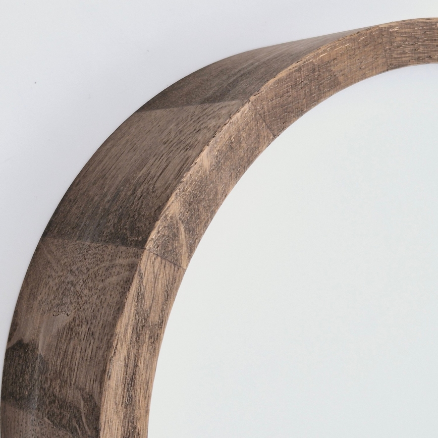 Brilagi - LED Ceiling light CARVALHO SLIM 1xE27/60W/230V oak walnut d. 27 cm