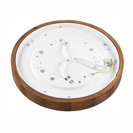 Brilagi - LED Ceiling light CARVALHO SLIM 2xE27/60W/230V oak cherry d. 37 cm
