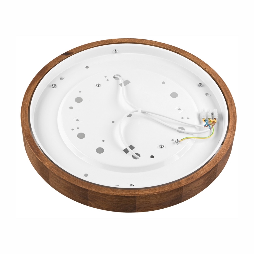 Brilagi - LED Ceiling light CARVALHO SLIM 2xE27/60W/230V oak cherry d. 37 cm