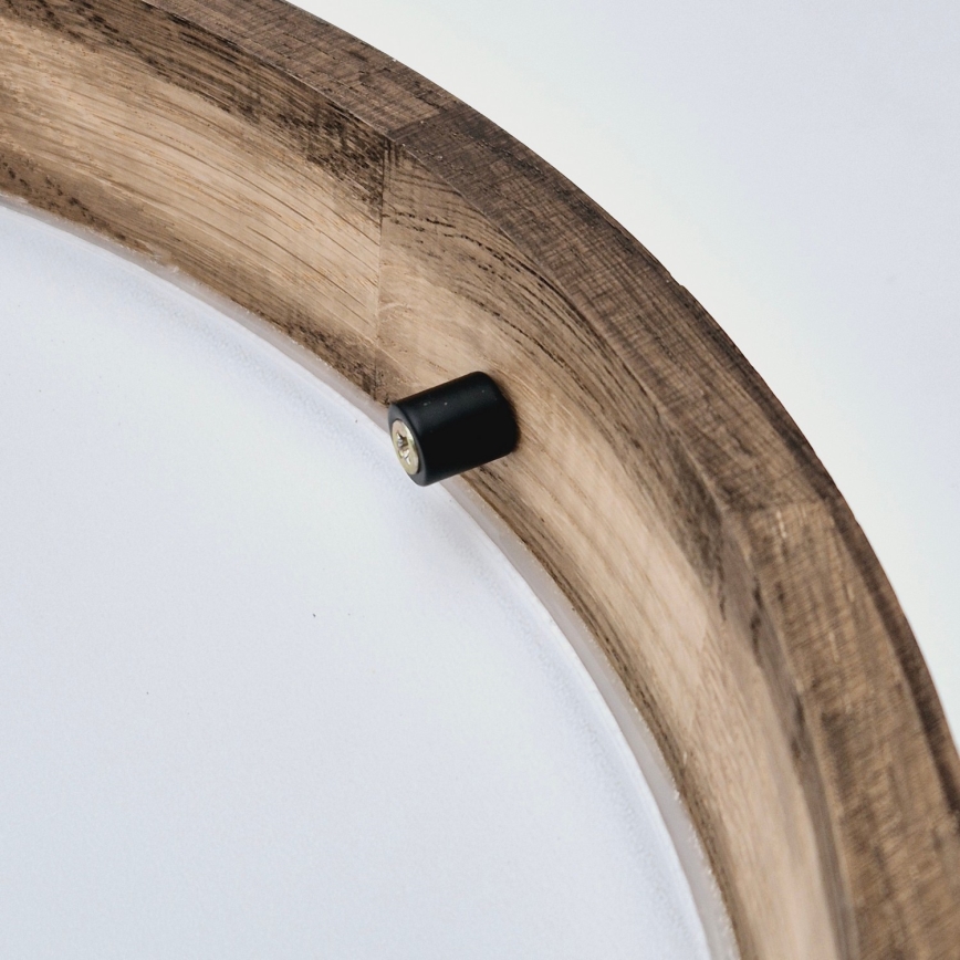 Brilagi - LED Ceiling light CARVALHO SLIM 2xE27/60W/230V oak walnut d. 37 cm
