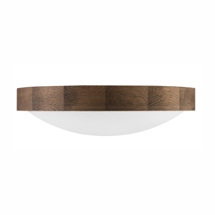 Brilagi - LED Ceiling light CARVALHO SLIM 2xE27/60W/230V oak walnut d. 37 cm