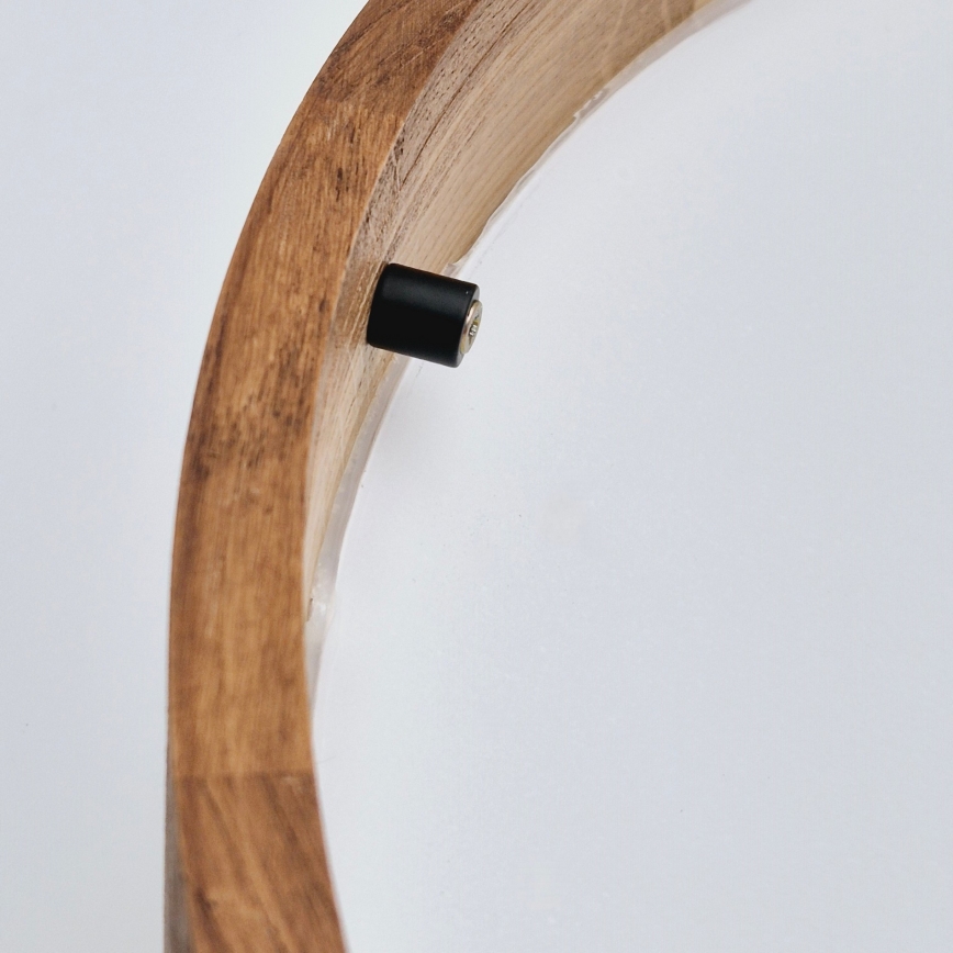 Brilagi - LED Ceiling light CARVALHO SLIM 3xE27/60W/230V oak cherry d. 47 cm