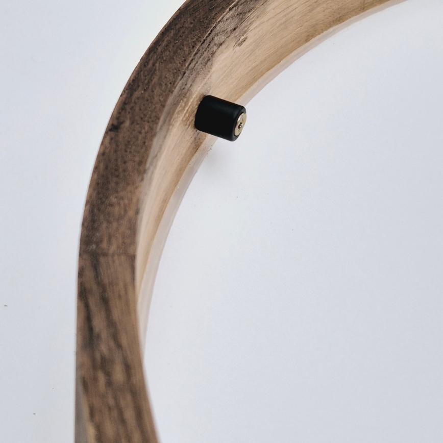 Brilagi - LED Ceiling light CARVALHO SLIM 3xE27/60W/230V oak walnut d. 47 cm