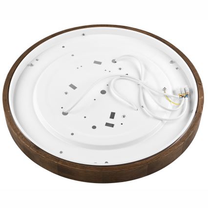 Brilagi - LED Ceiling light CARVALHO SLIM 3xE27/60W/230V oak walnut d. 47 cm