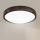 Brilagi - LED Ceiling Light CARVALHO SLIM SMOKEY LED/36W/230V oak dia. 37.5 cm