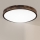 Brilagi - LED Ceiling Light CARVALHO SLIM SMOKEY LED/36W/230V oak Ø 47.5 cm