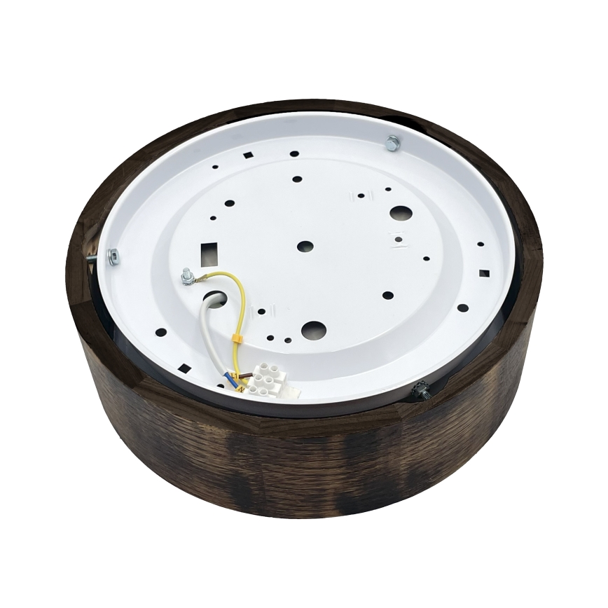 Brilagi - LED Ceiling Light CARVALHO SMOKEY LED/20W/230V oak Ø 27.5 cm