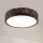 Brilagi - LED Ceiling Light CARVALHO SMOKEY LED/36W/230V Oak, Ø 37.5 cm