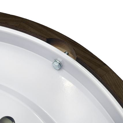 Brilagi - LED Ceiling Light CARVALHO SMOKEY LED/36W/230V Oak, Ø 37.5 cm