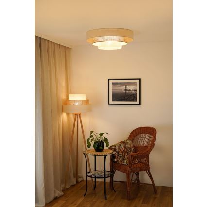 Brilagi - LED Ceiling light DENVER LUNETA LED/12W/230V d. 60 cm 3000K/4000K/6400K beige/creamy