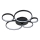 Brilagi - LED Ceiling Light ECHO LED/60W/230V 4000K 50x57 cm Black