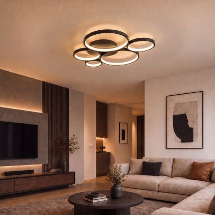 BRILAGI - LED Ceiling Light ECHO LED/60W/230V 4000K 50x57 cm Black