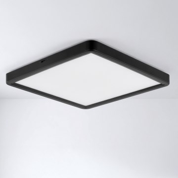 Brilagi - LED Ceiling Light ESTELA SQUARE LED/24W/230V 31x31 cm black