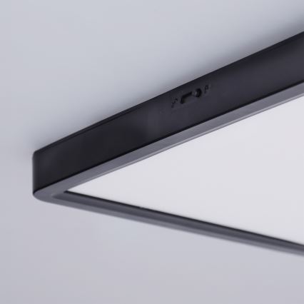 Brilagi - LED Ceiling Light ESTELA SQUARE LED/24W/230V 31x31 cm black