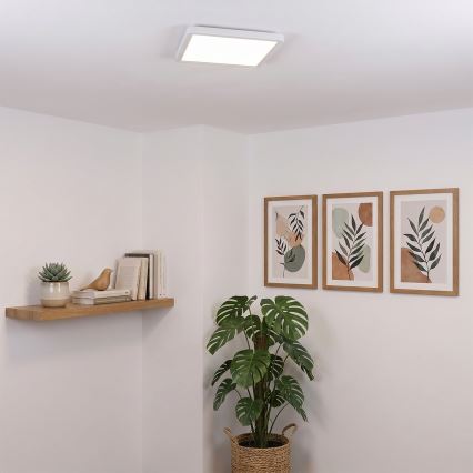Brilagi - LED ceiling light ESTELA SQUARE LED/24W/230V 31x31 cm white