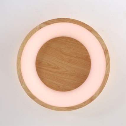 Brilagi - LED Ceiling Light FALCON WOOD LED/30W/230V 3000/4000/6000K Ø 45 cm wood