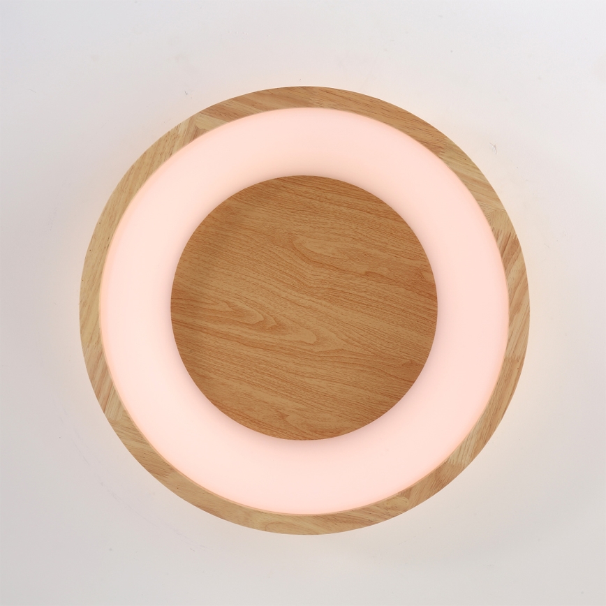 Brilagi - LED Ceiling Light FALCON WOOD LED/30W/230V 3000/4000/6000K Ø 45 cm wood