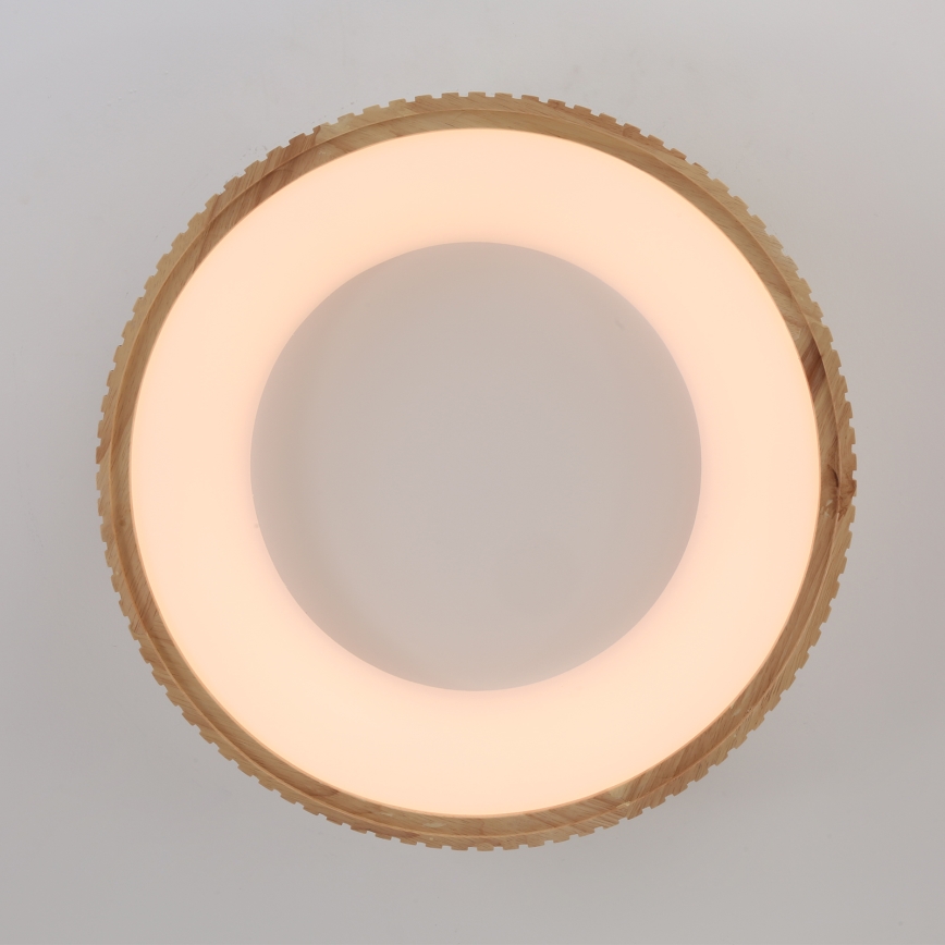 Brilagi - LED Ceiling Light FALCON WOOD MODERN LED/30W/230V 3000/4000/6000K Ø 45 cm wood