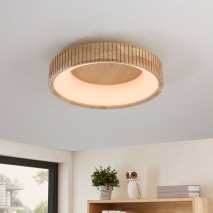 Brilagi - LED Ceiling Light FALCON WOOD MODERN LED/30W/230V 3000/4000/6000K Ø 45 cm Wood