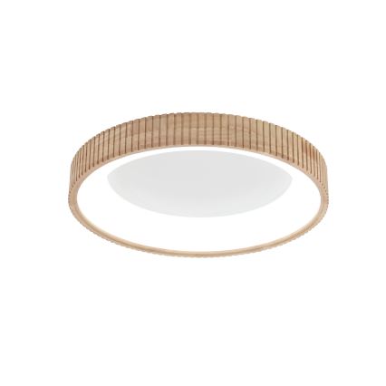 Brilagi - FALCON WOOD MODERN LED Ceiling Light 40W/230V 3000/4000/6000K Ø 60 cm Wood