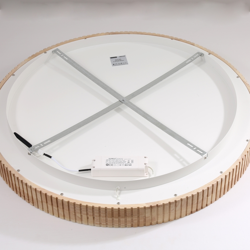 Brilagi - LED Ceiling Light FALCON WOOD MODERN LED/60W/230V 3000/4000/6000K dia. 80 cm wood