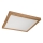 Brilagi - LED Ceiling Light for Bathroom WOODY FRAME LED/40W/230V 60x60 cm IP44 Oak