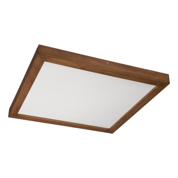 Brilagi - LED Ceiling Light for Bathroom WOODY FRAME LED/50W/230V 60x60 cm IP44 oak cherry