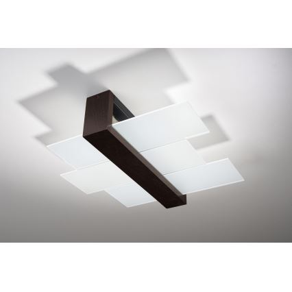 Brilagi -  LED Ceiling light HERA 2xE27/7,5W/230V wenge