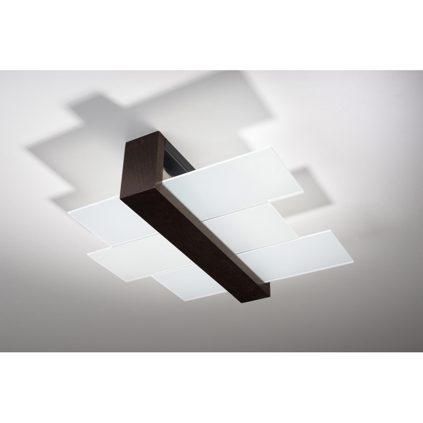 Brilagi -  LED Ceiling light HERA 2xE27/7,5W/230V wenge