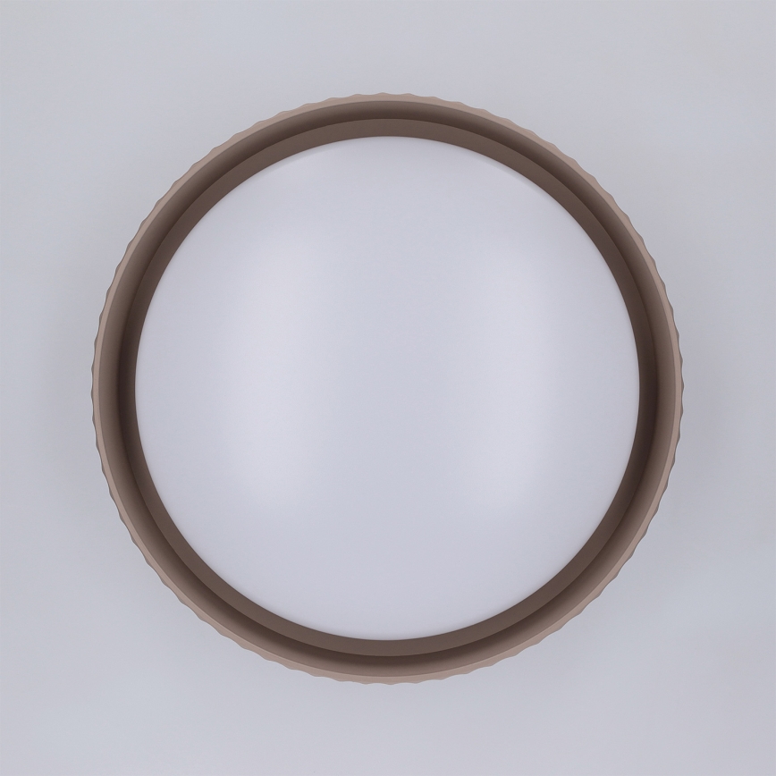 Brilagi - LED Ceiling Light LUCIA LED/24W/230V Ø31 cm brown
