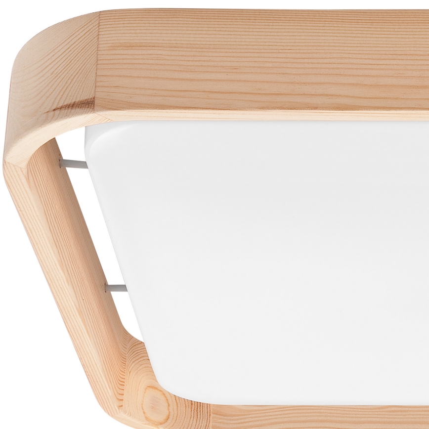 Brilagi - LED Dimmable ceiling light MANAROLA CUBIC LED/24W/230V 3000-6500K pine + remote control