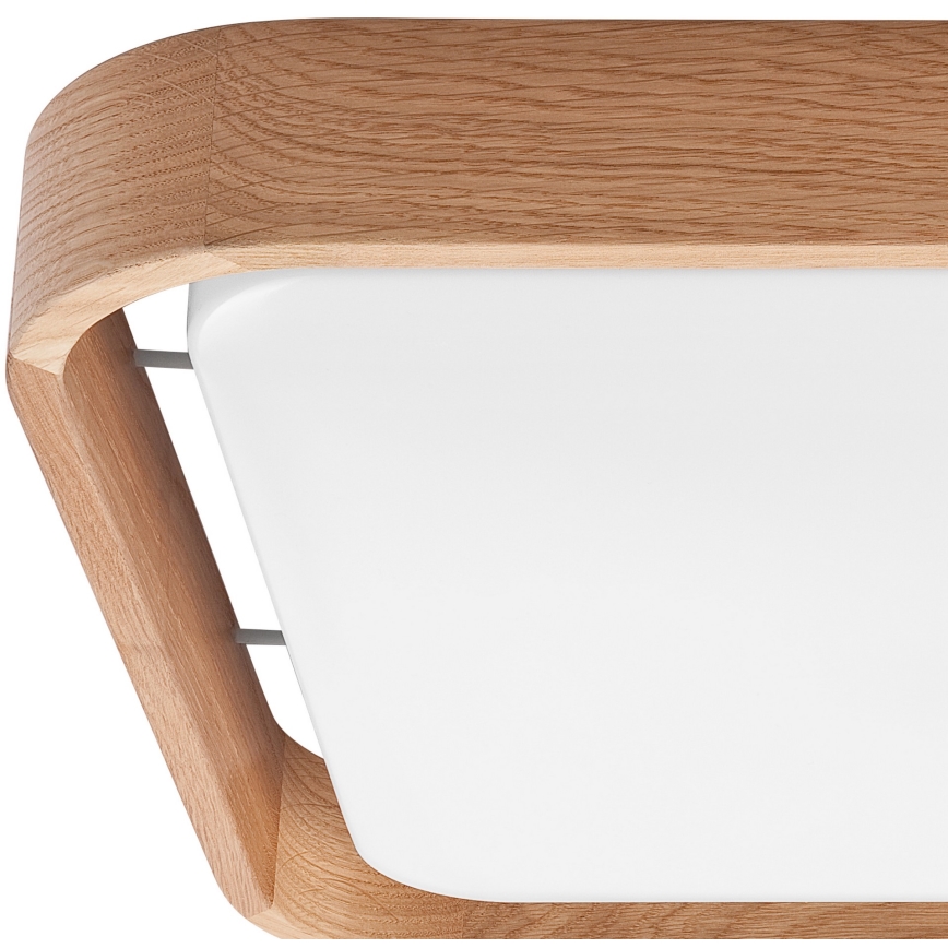 Brilagi - LED Dimmable ceiling light MANAROLA CUBIC LED/24W/230V 3000-6500K oak + remote control