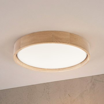 Brilagi - LED Ceiling Light MANAROLA PLAIN LED/24W/230V 3000K Ø 41 cm Oak