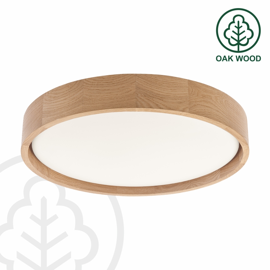 Brilagi - LED Ceiling Light MANAROLA PLAIN LED/24W/230V 3000K Ø 41 cm Oak