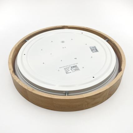 Brilagi - LED Ceiling Light MANAROLA PLAIN LED/24W/230V 3000K Ø 41 cm Oak