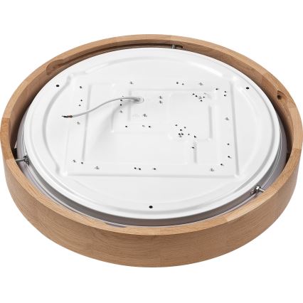 Brilagi - LED Ceiling light MANAROLA SIMPLE LED/24W/230V 3000K oak d. 41 cm